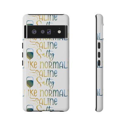Google Pixel Tough Case - Salty Saline Like Normal Saline - White