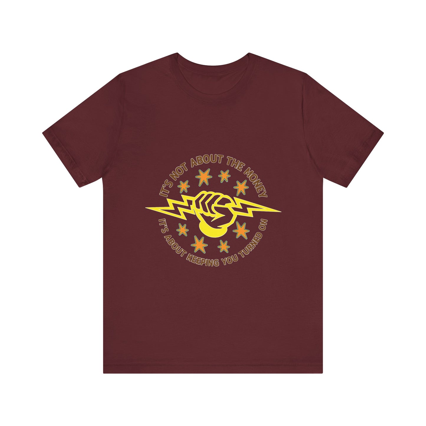 Lineman T-shirt - Its Not About The Money-color