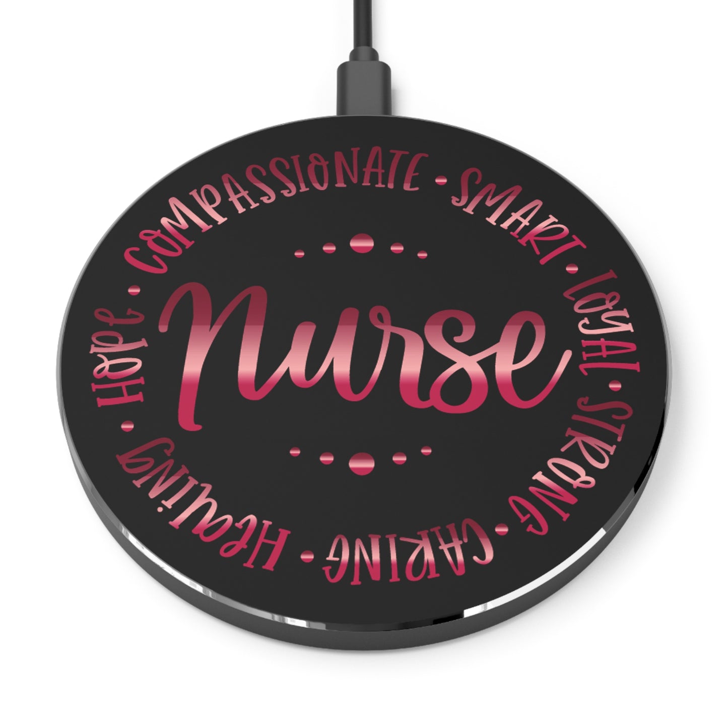 Nurse Circle Wireless Charger | Fast Charging Pad for Healthcare Professionals