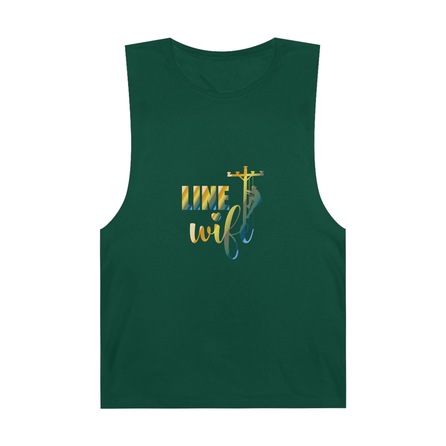 Lineman Tank - Line Wife colored chrome