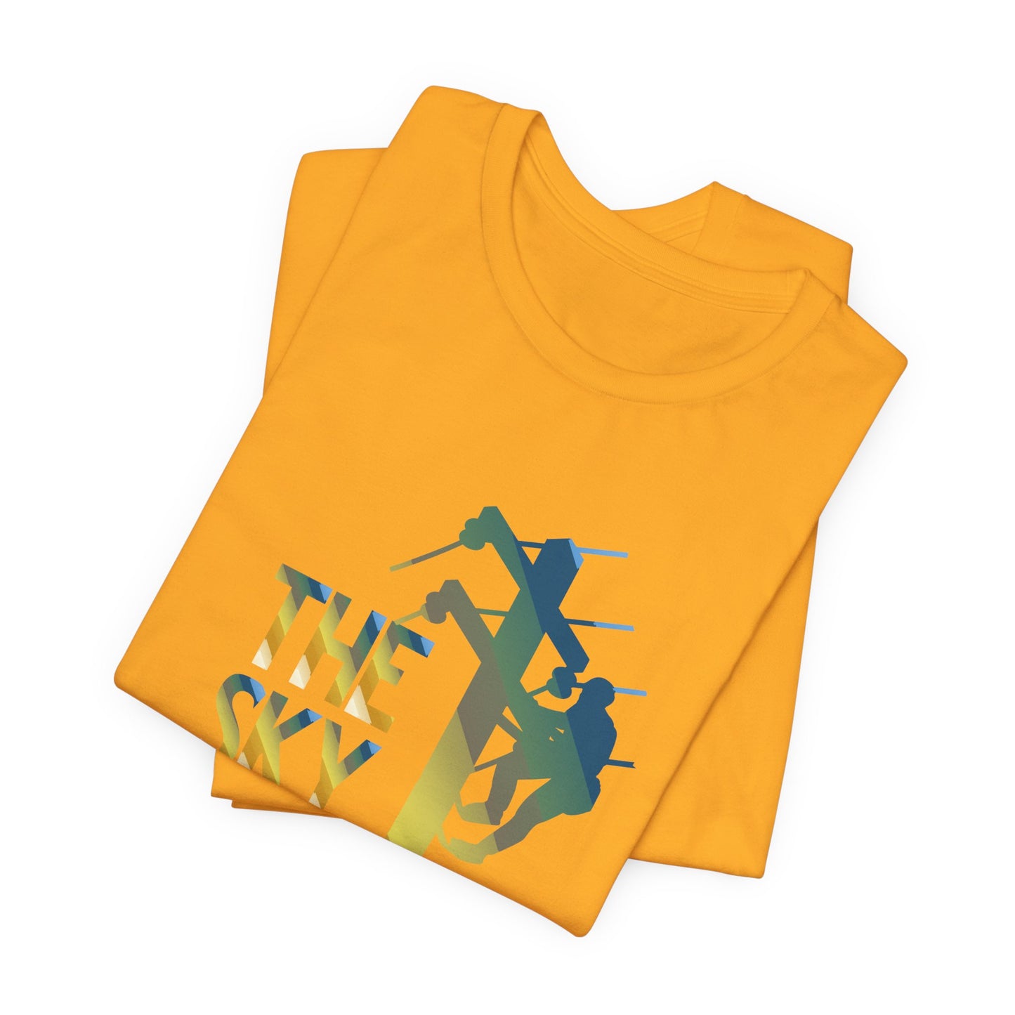 Lineman T-shirt - the-sky-is-the-limit-lineman colored chrome