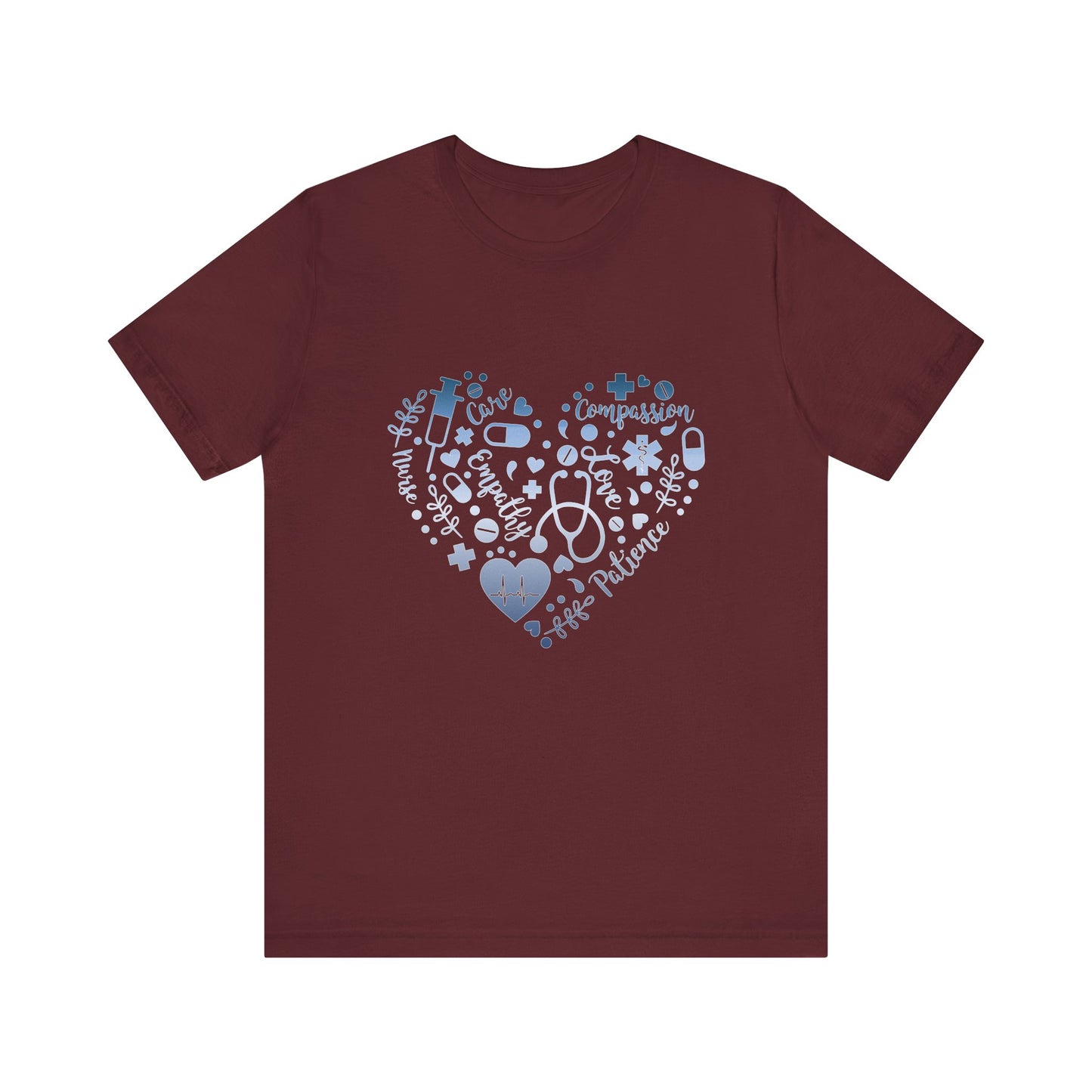 Monogram Heart 1 blue steel