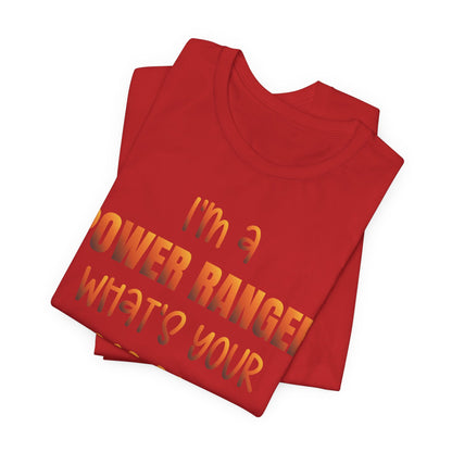 Lineman T-shirt - power ranger super power sky 24