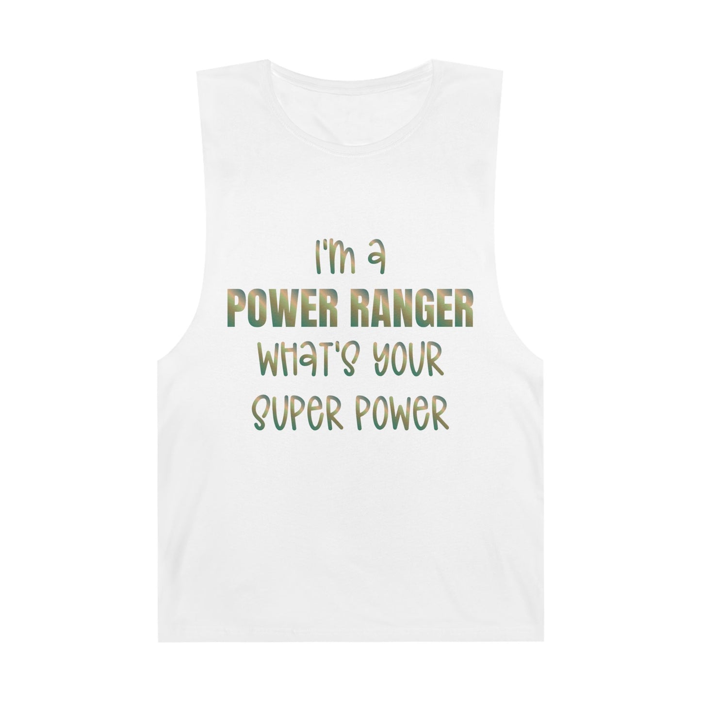 Lineman Tank - power ranger super power copper patina