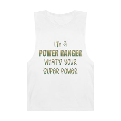 Lineman Tank - power ranger super power copper patina