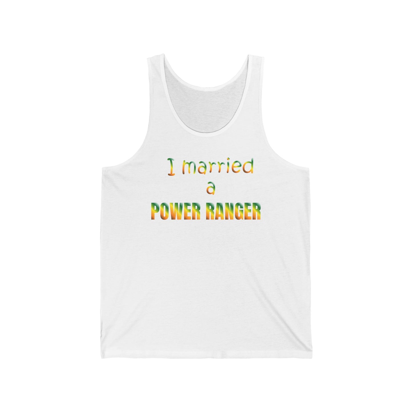 Lineman Tank - Married a Power Ranger gradient