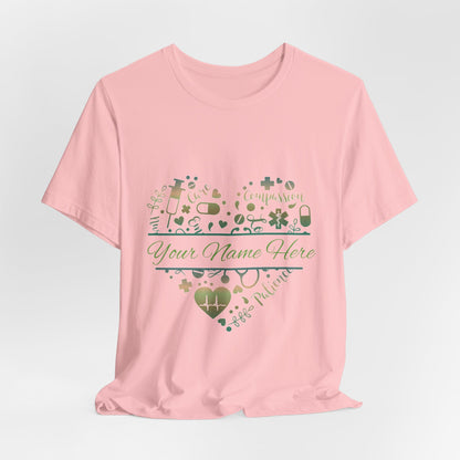 Monogram Heart copper patina