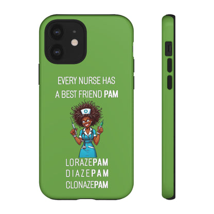 Nurse iPhone Tough Case - Every Nurse Has a Friend Named PAM Design (3) - Green