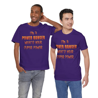 Lineman T-shirt - power ranger super power sky 24