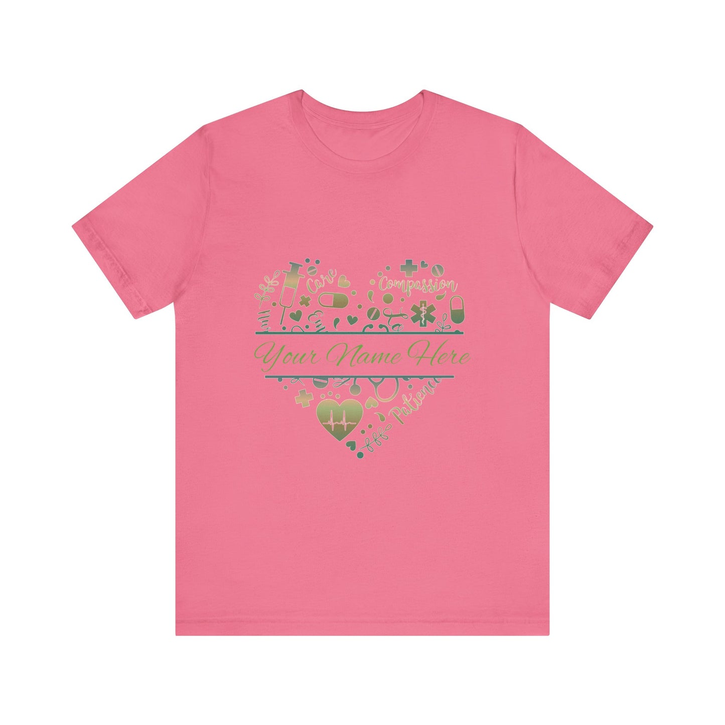 Monogram Heart copper patina