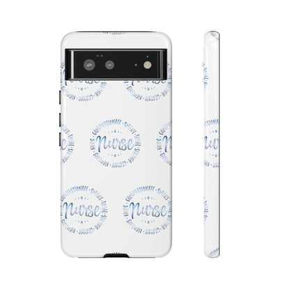 Google Pixel Tough Case - Nurse Circle  - White