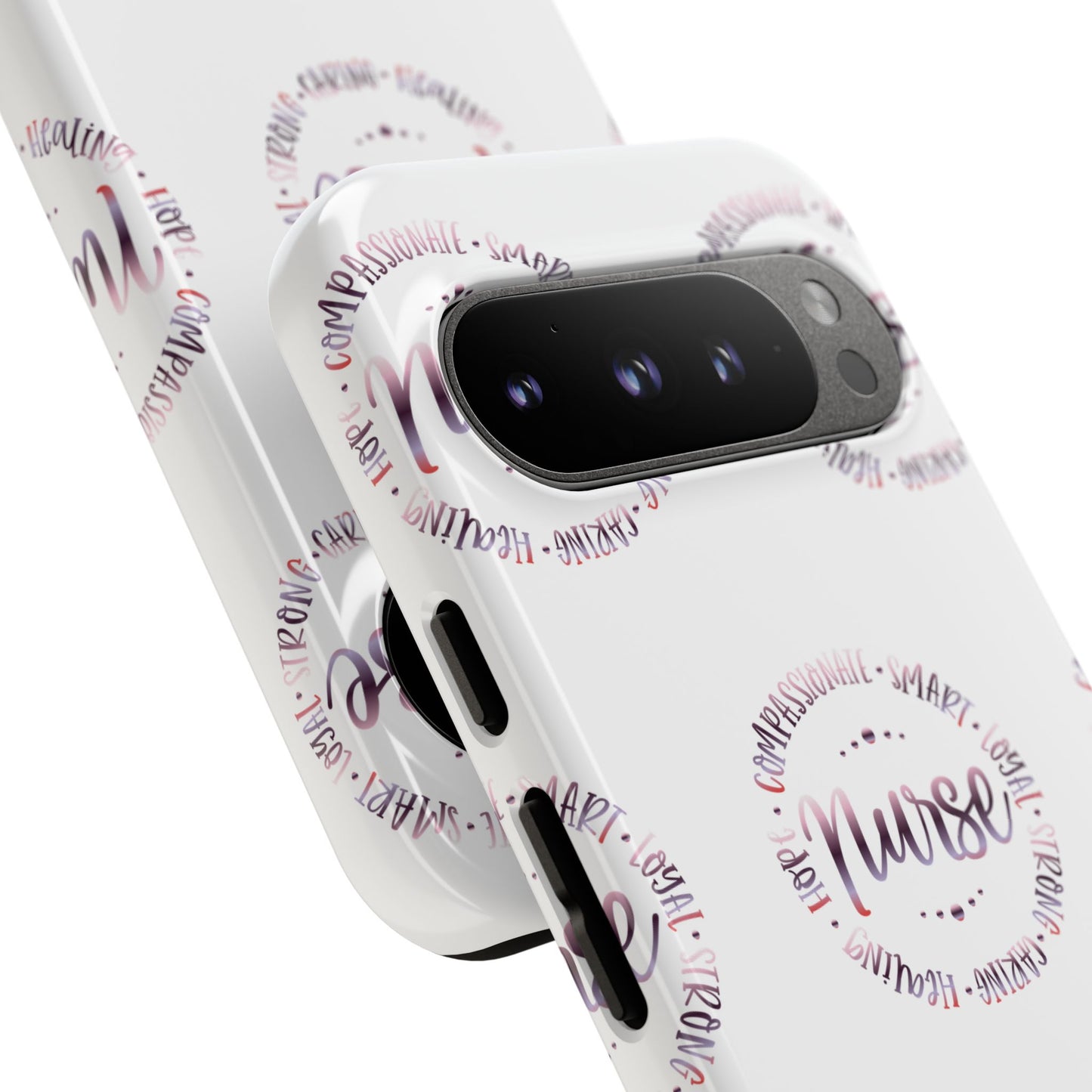 Google Pixel Tough Case - Nurse Circle  - White