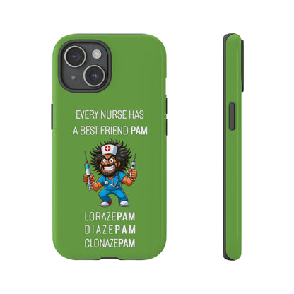 Nurse iPhone Tough Case - Every Nurse Has a Friend Named PAM Design (6) - Green