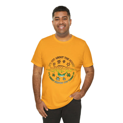 Lineman T-shirt - Its Not About The Money-gradient