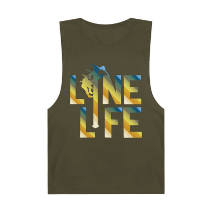 Lineman Tank - lineman-life colored chrome