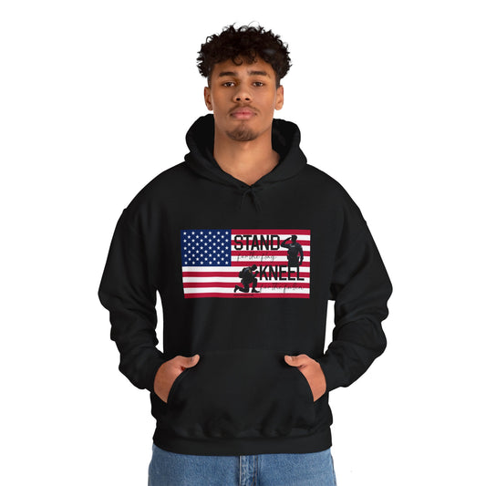 Gildan Stand for the Flag, Kneel for the Fallen Hoodie - Police man