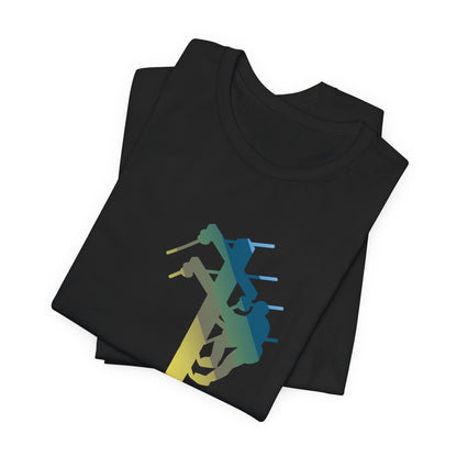 Lineman T-shirt - living the high life - colored chrome