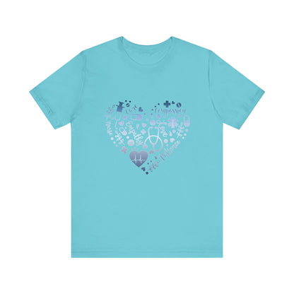 Monogram Heart 1 blue steel