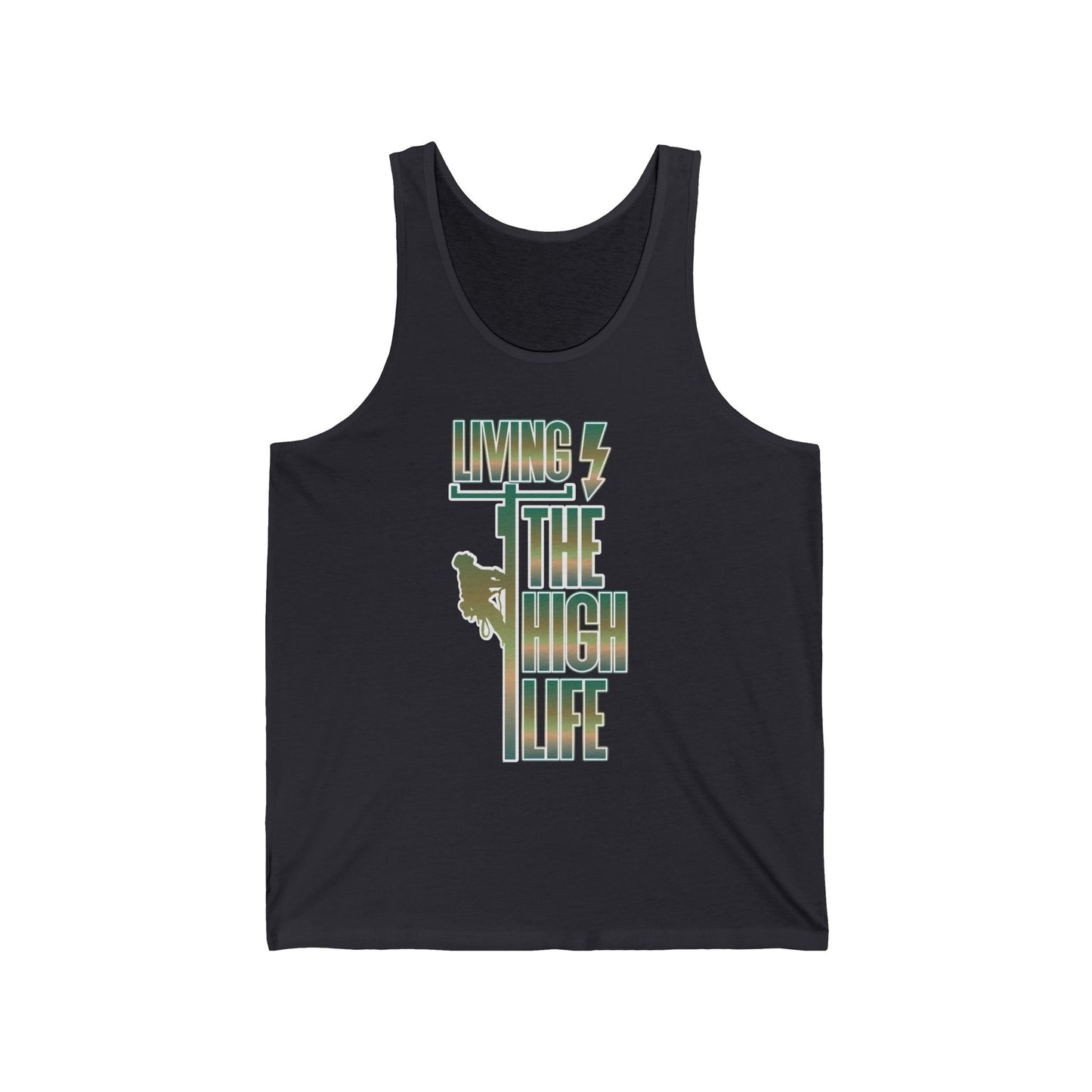 Lineman T-shirt - Living The High Life-copper patina