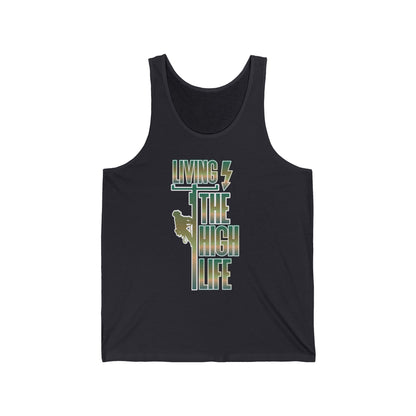 Lineman T-shirt - Living The High Life-copper patina