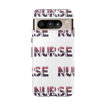 Google Pixel Tough Case - Nurse Pulse - White
