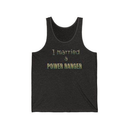 Lineman T-shirt - Married a Power Ranger copper patina