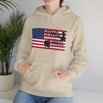 Gildan Stand for the Flag, Kneel for the Fallen Hoodie (Female)