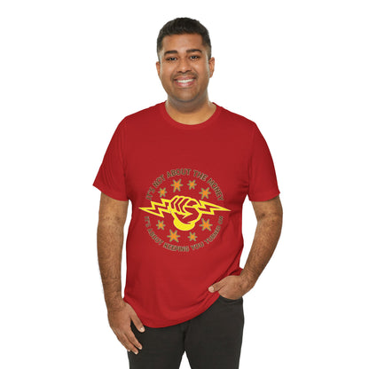 Lineman T-shirt - Its Not About The Money-color