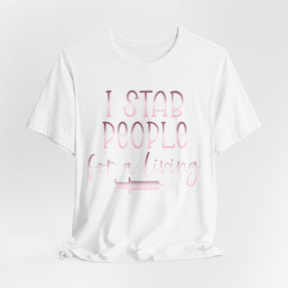 I Stab People For a Living rose gold