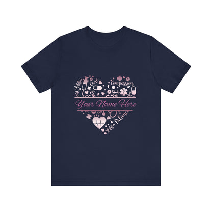Monogram Heart rose gold