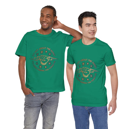 Lineman T-shirt - Its Not About The Money-copper patina