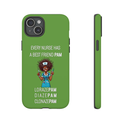 Nurse iPhone Tough Case - Every Nurse Has a Friend Named PAM Design (3) - Green