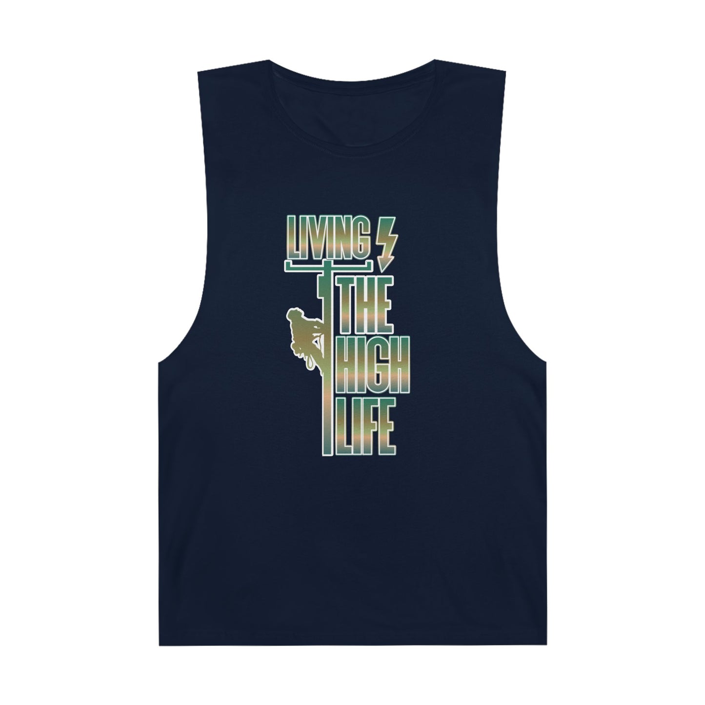 Lineman Tank - Living The High Life-copper patina