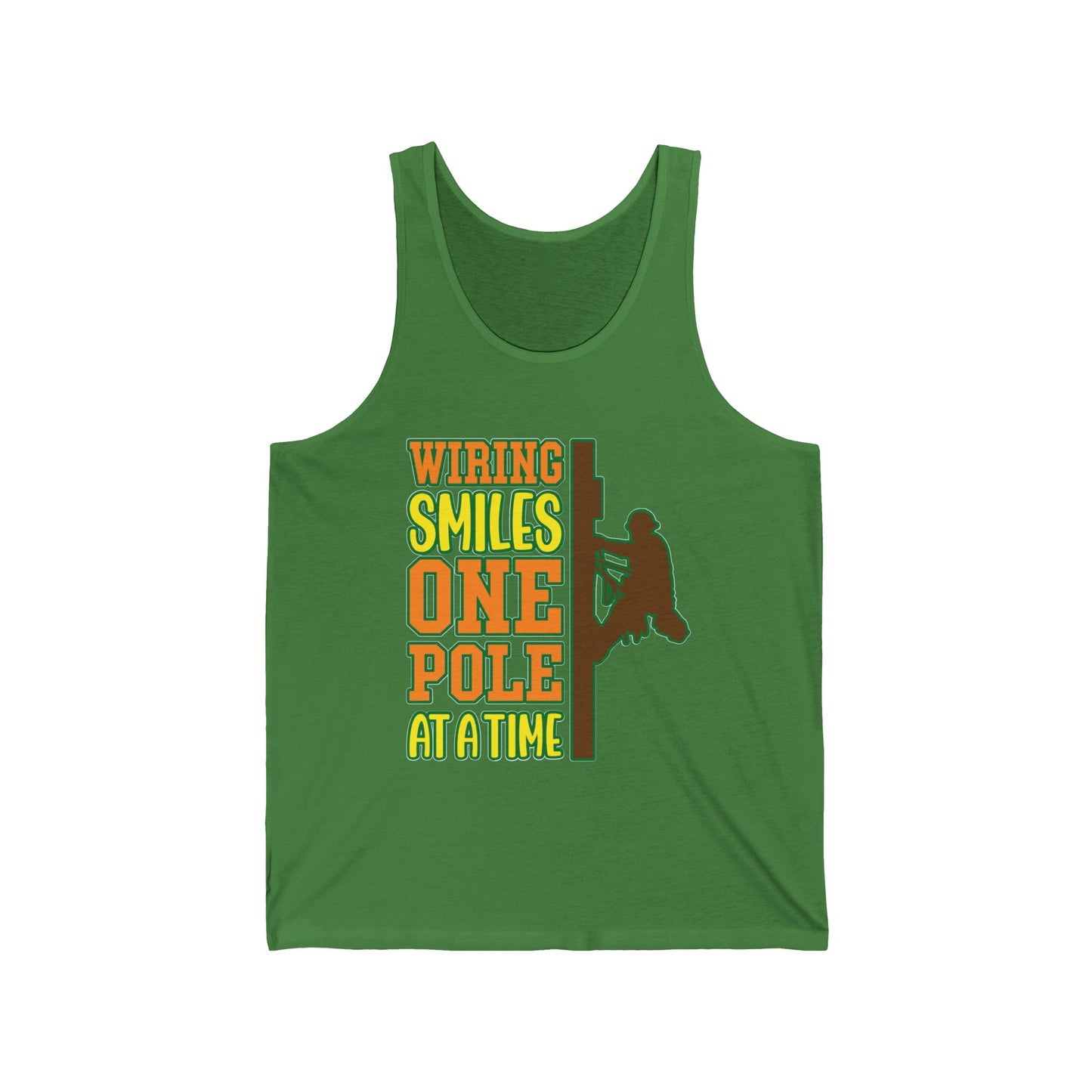 Lineman T-shirt - Wiring Smiles One Pole At A Time-color