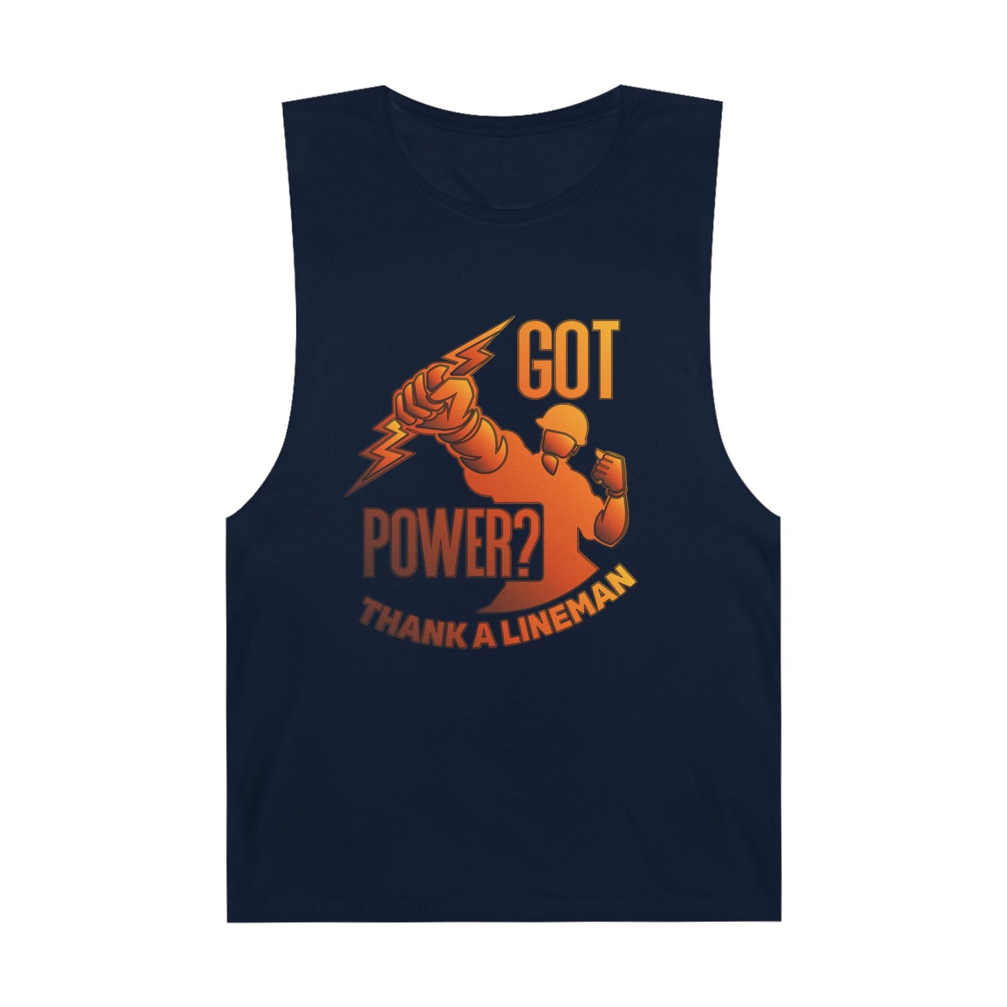 Lineman Tank - Got Power Thank A Lineman - sky 24