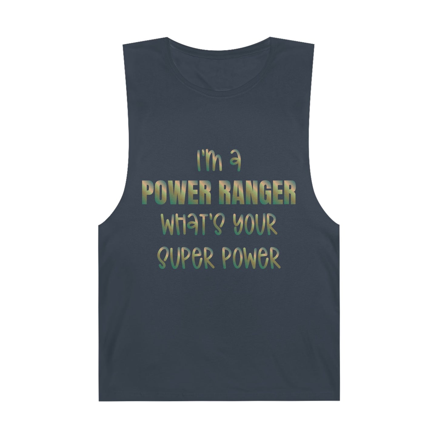 Lineman Tank - power ranger super power copper patina