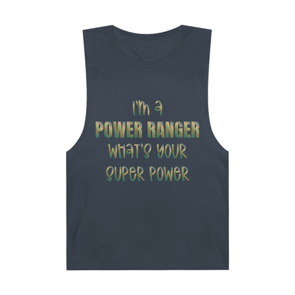 Lineman Tank - power ranger super power copper patina