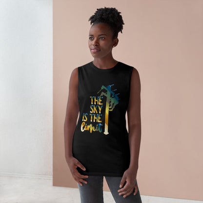 Lineman Tank - the-sky-is-the-limit-lineman colored chrome