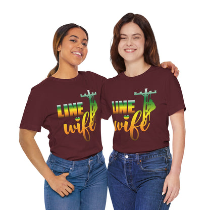 Lineman T-shirt - Line Wife gradient