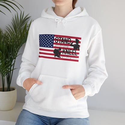 Gildan Stand for the Flag, Kneel for the Fallen Hoodie (Female)