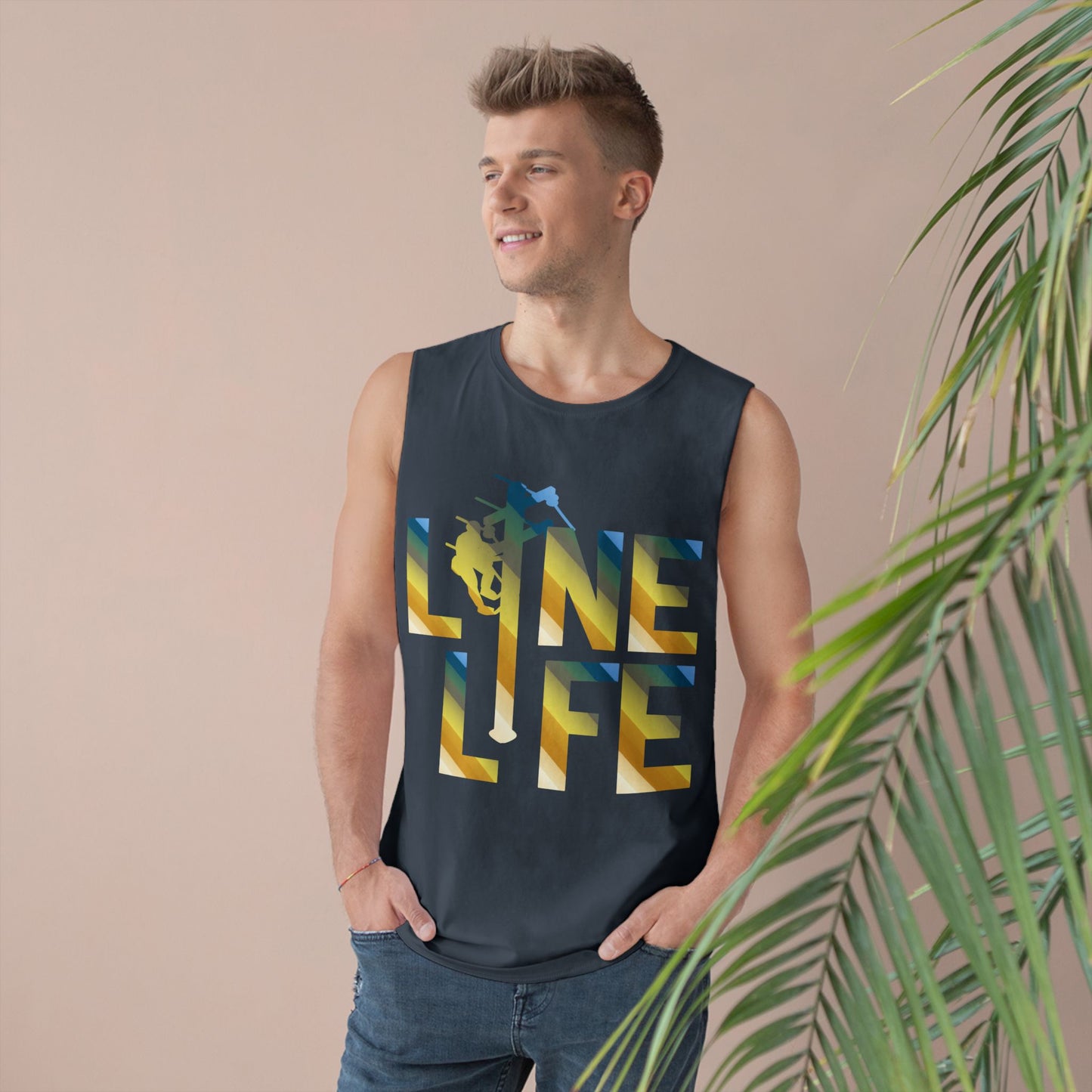 Lineman Tank - lineman-life colored chrome