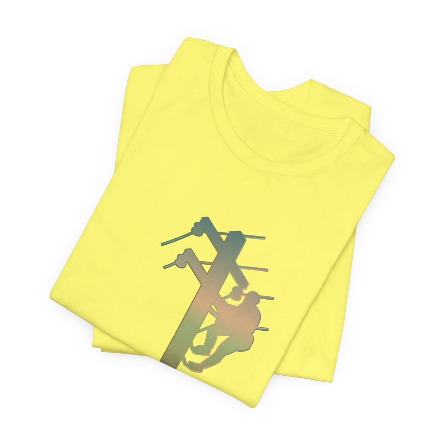 Lineman T-shirt - living the high life - copper patina