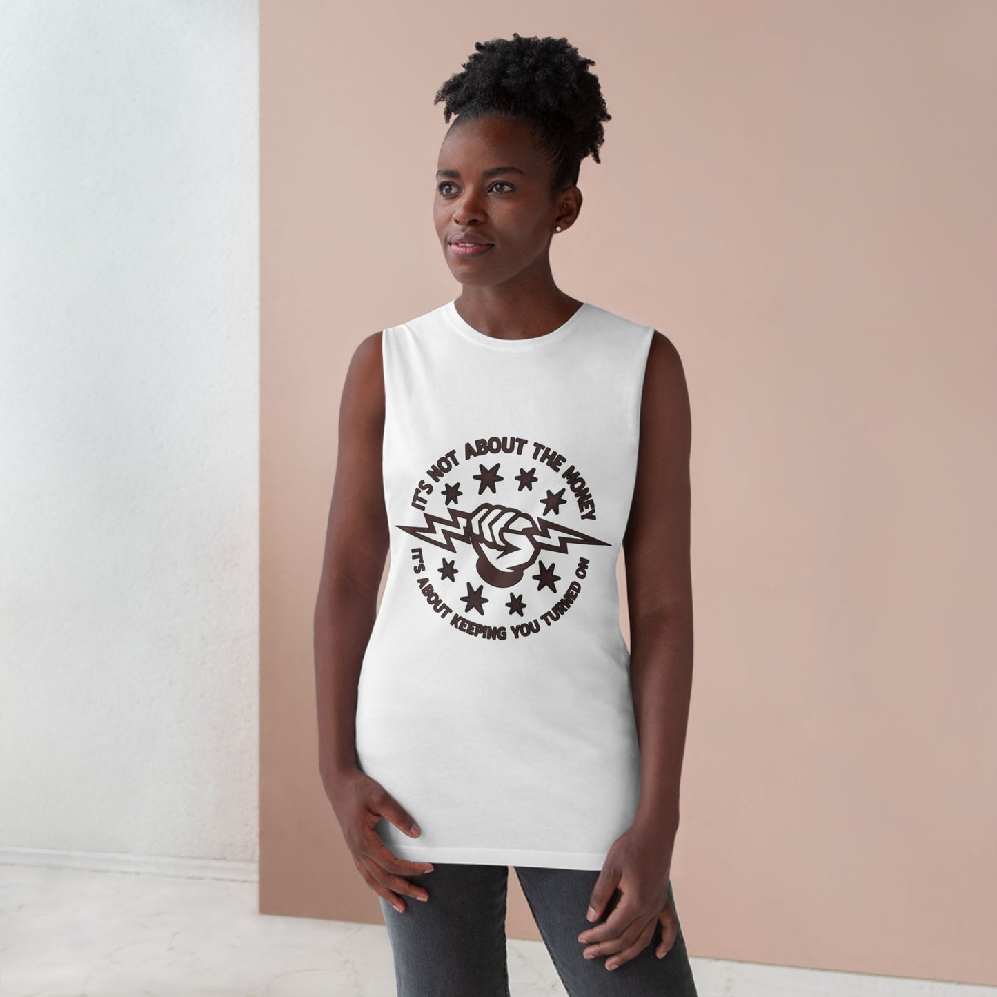 Lineman Tank - Its Not About The Money-sky 24