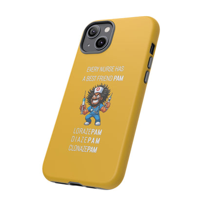 Nurse iPhone Tough Case - Every Nurse Has a Friend Named PAM Design (6) - Yellow