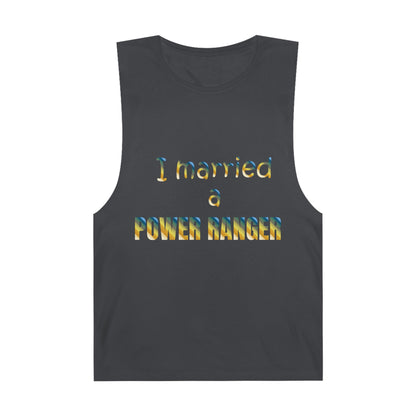 Lineman Tank - Married a Power Ranger colored chrome