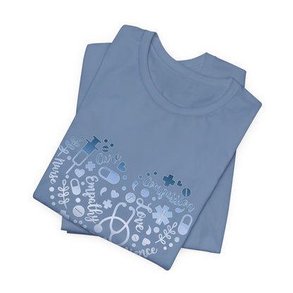 Monogram Heart 1 blue steel