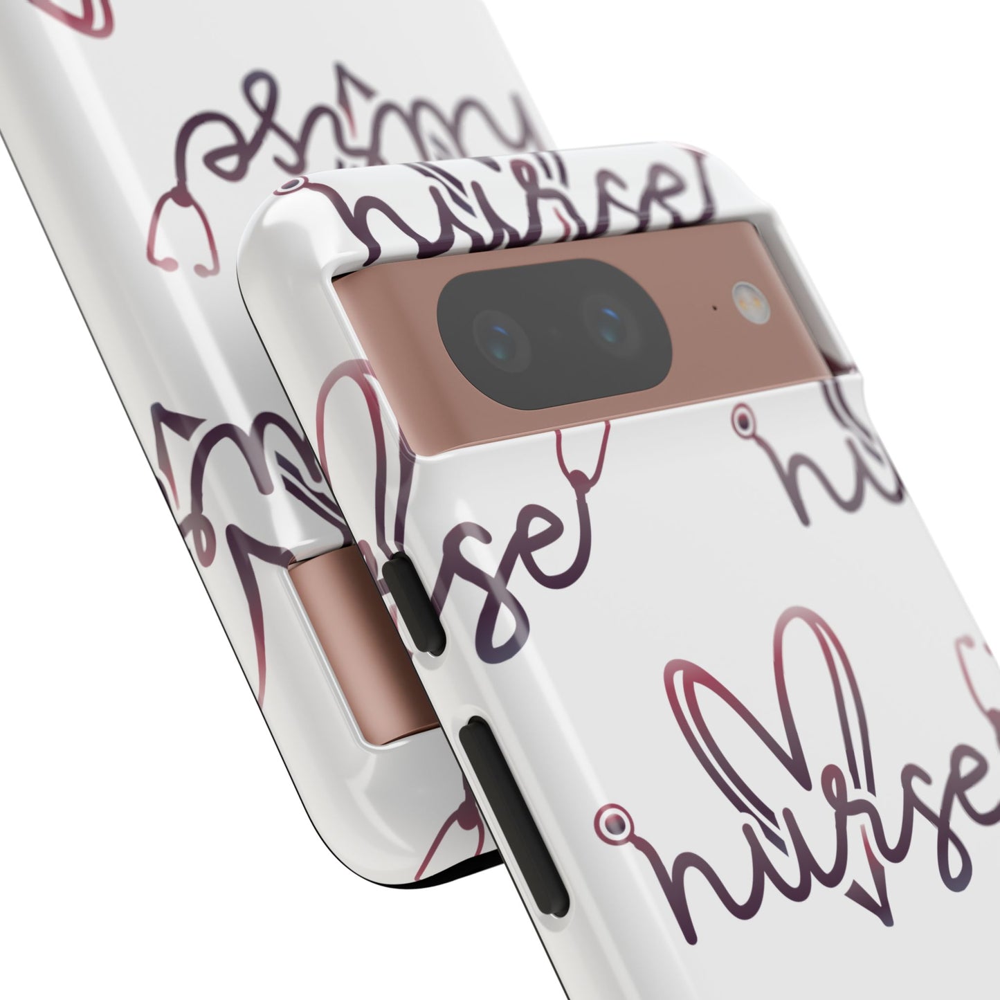 Google Pixel Tough Case - Nurse Stethoscope - White