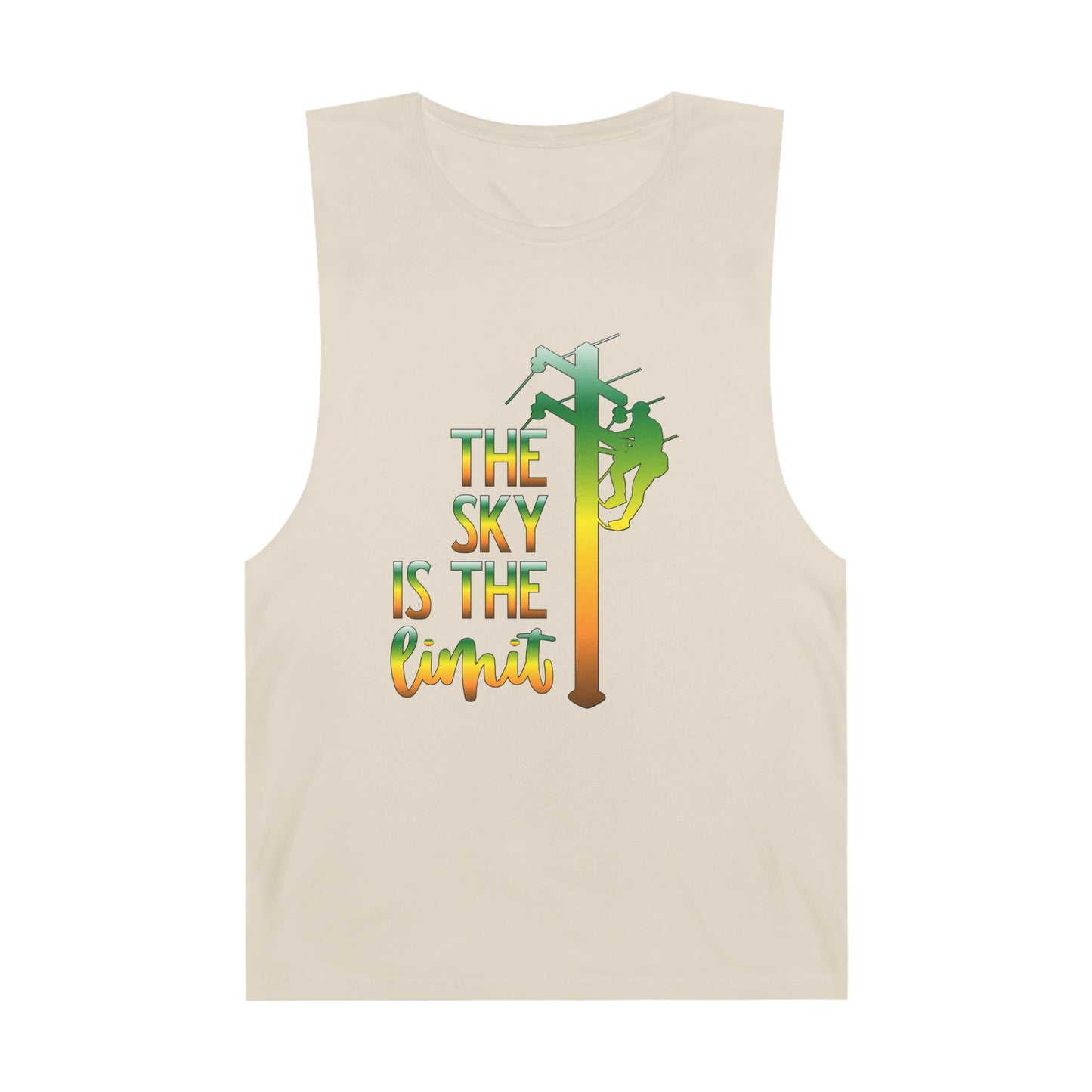 Lineman Tank - the-sky-is-the-limit-lineman gradient