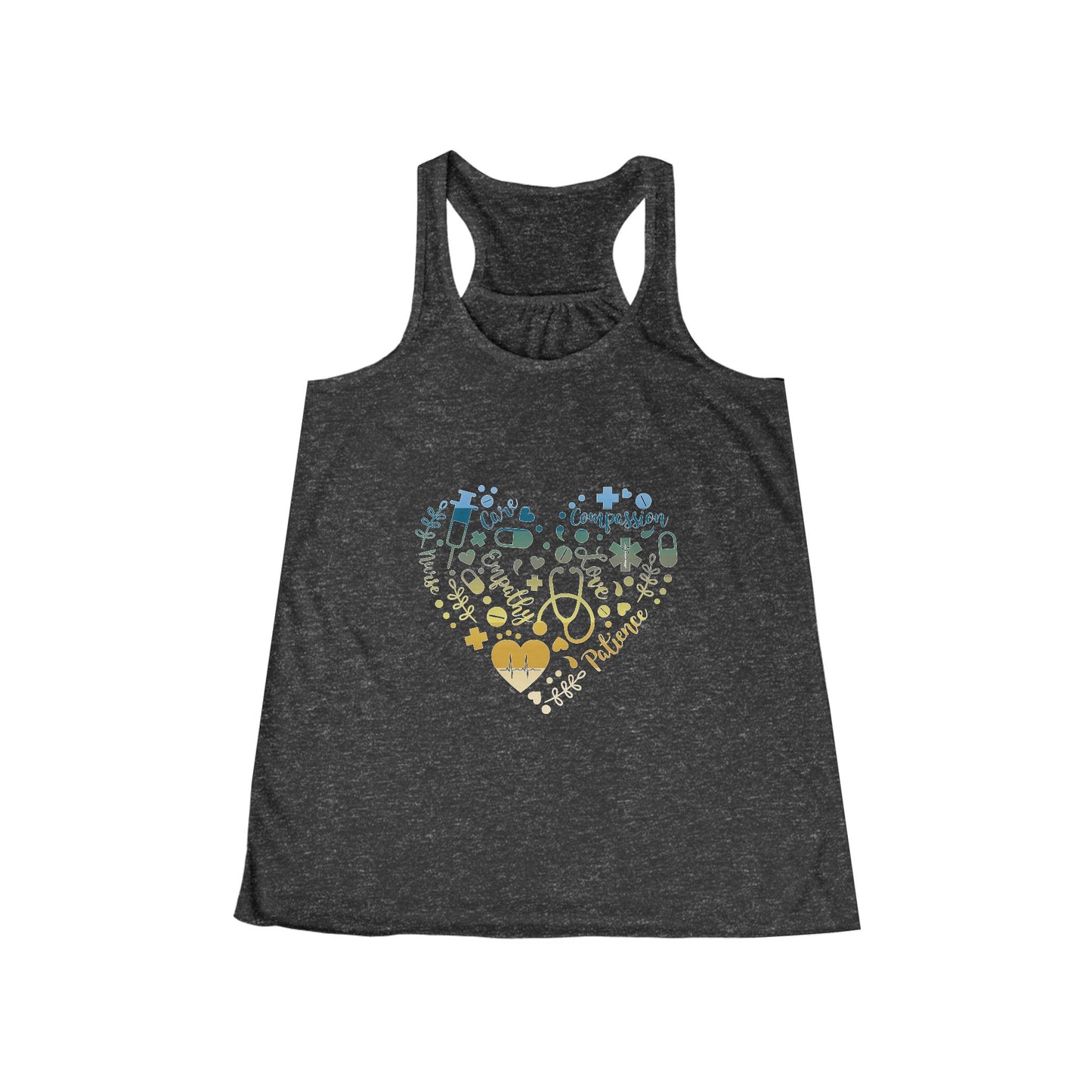 Monogram Heart 1 colored chrome