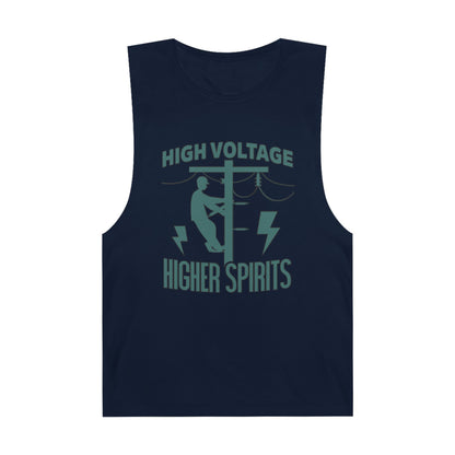 Lineman Tank - High Voltage Higher Spirits-copper patina